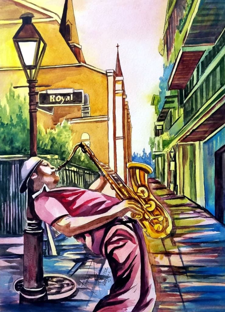 Royal Street Saxophonist